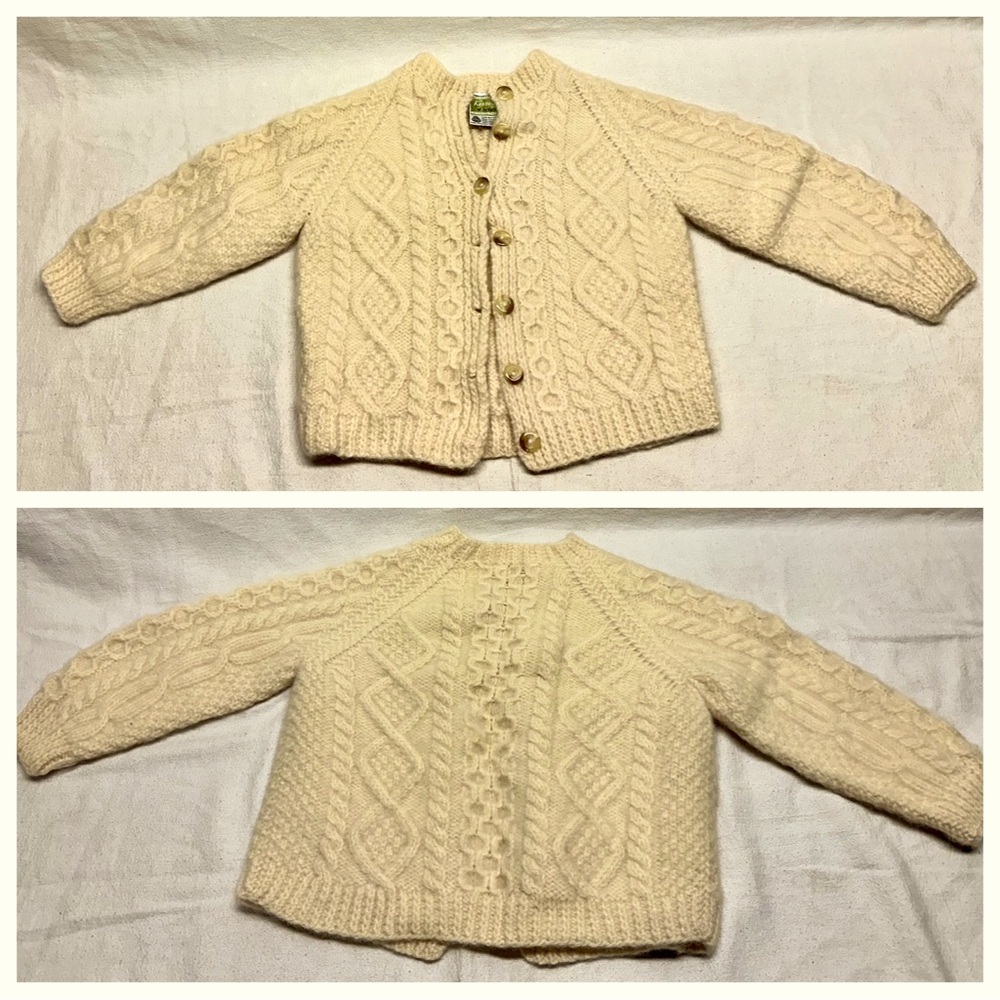 Kennedy of Ardara Irish wool sweater - kid small